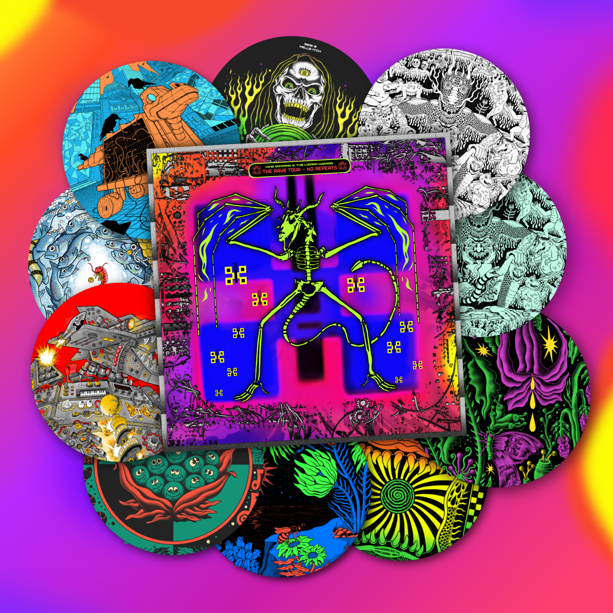 King Gizzard Rave Tour '25 No Repeats Box Set