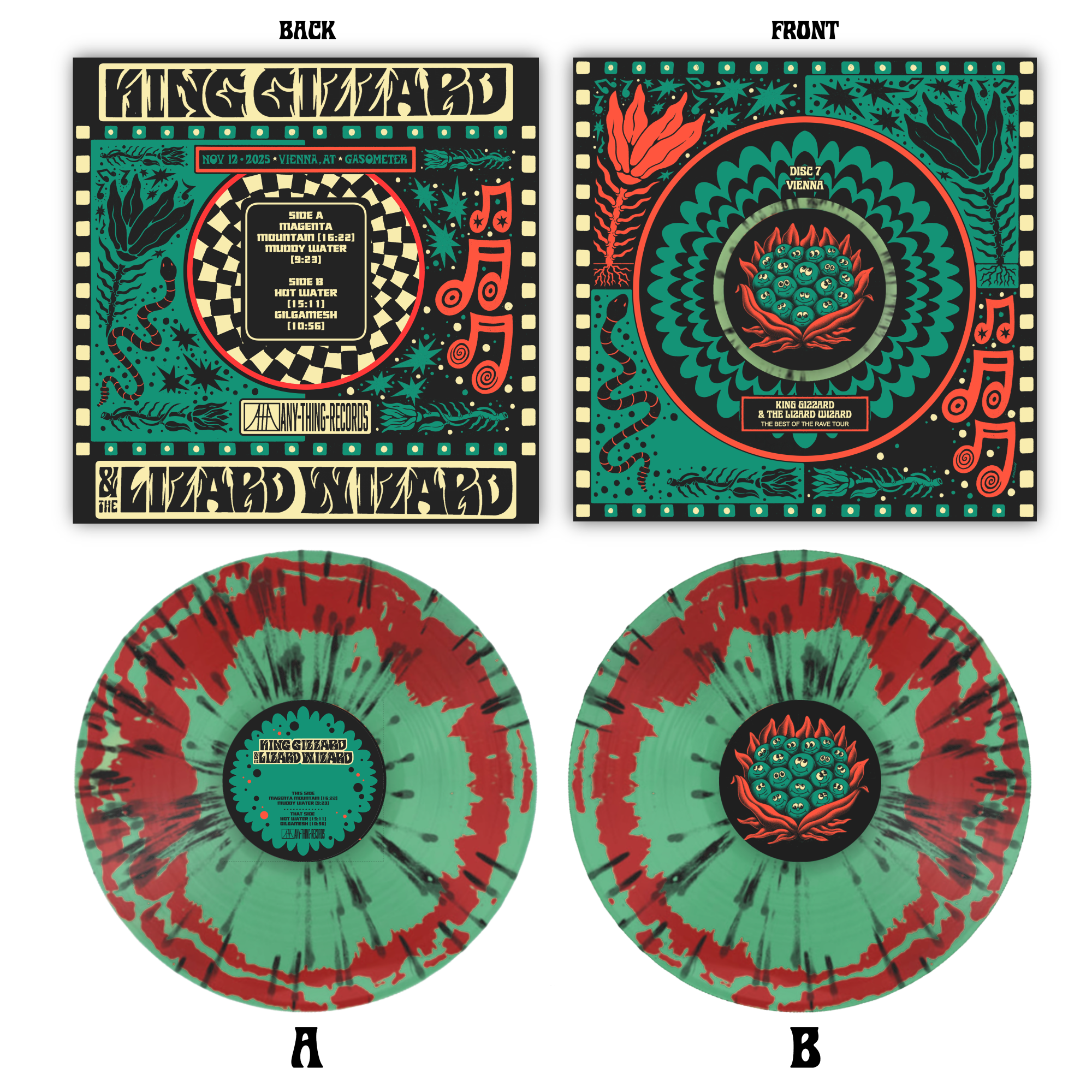 King Gizzard Rave Tour '25 No Repeats Box Set